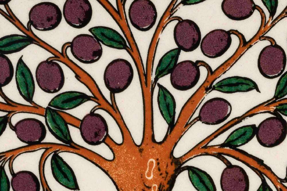 Novità Home Sottopentola Smerlato Decoro A Mano In Ceramica