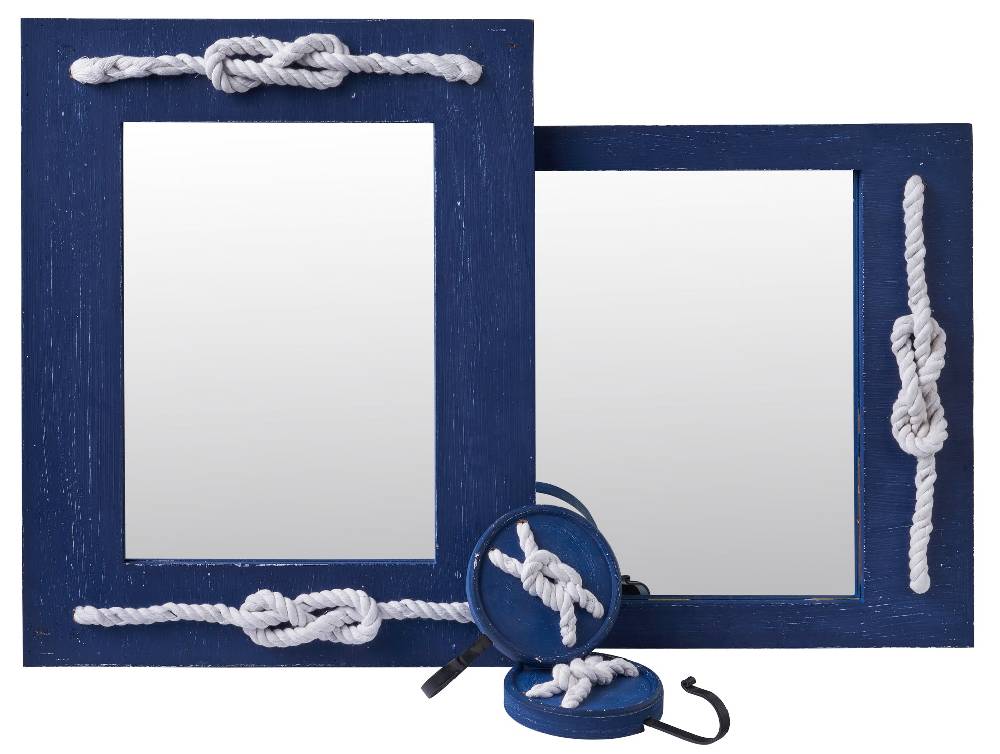 Novità Home Specchio Rettangolare Cornice Nodi Marini