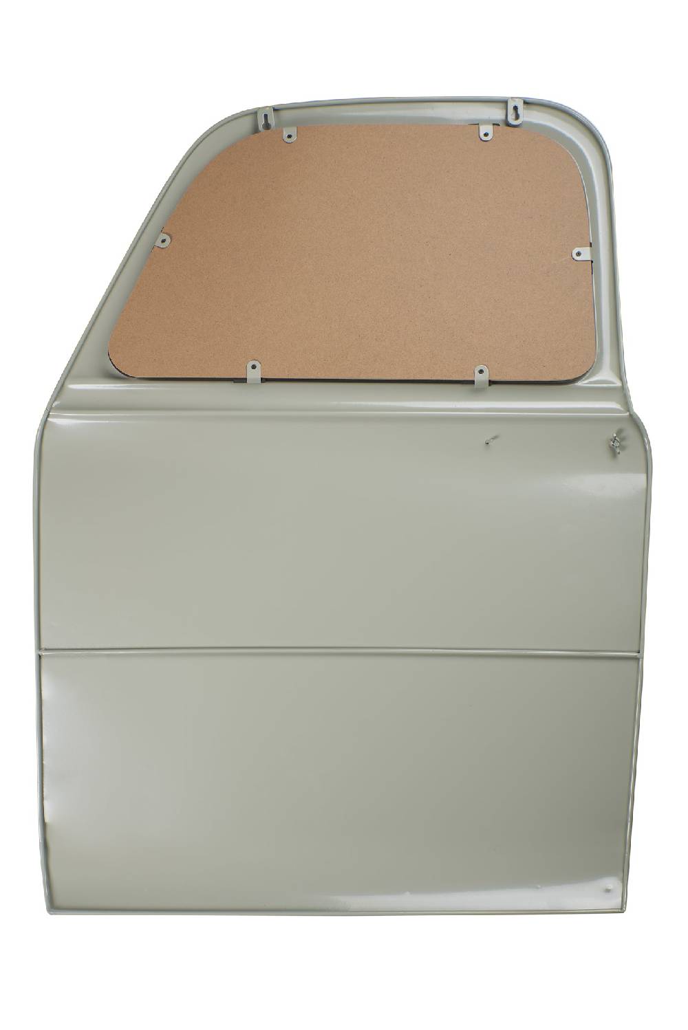 Novità Home Sportello Auto - Specchio In Metallo Tortora Con Decoro