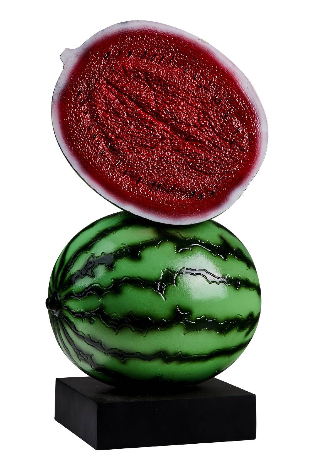 Novità Home Still Life - Anguria In Resina Su Piedistallo