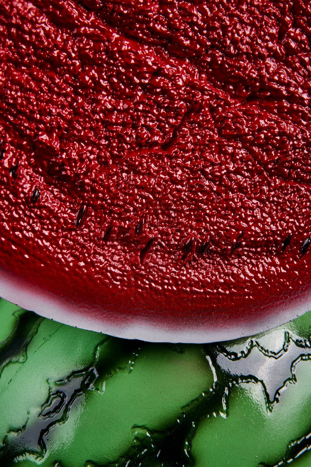 Novità Home Still Life - Anguria In Resina Su Piedistallo