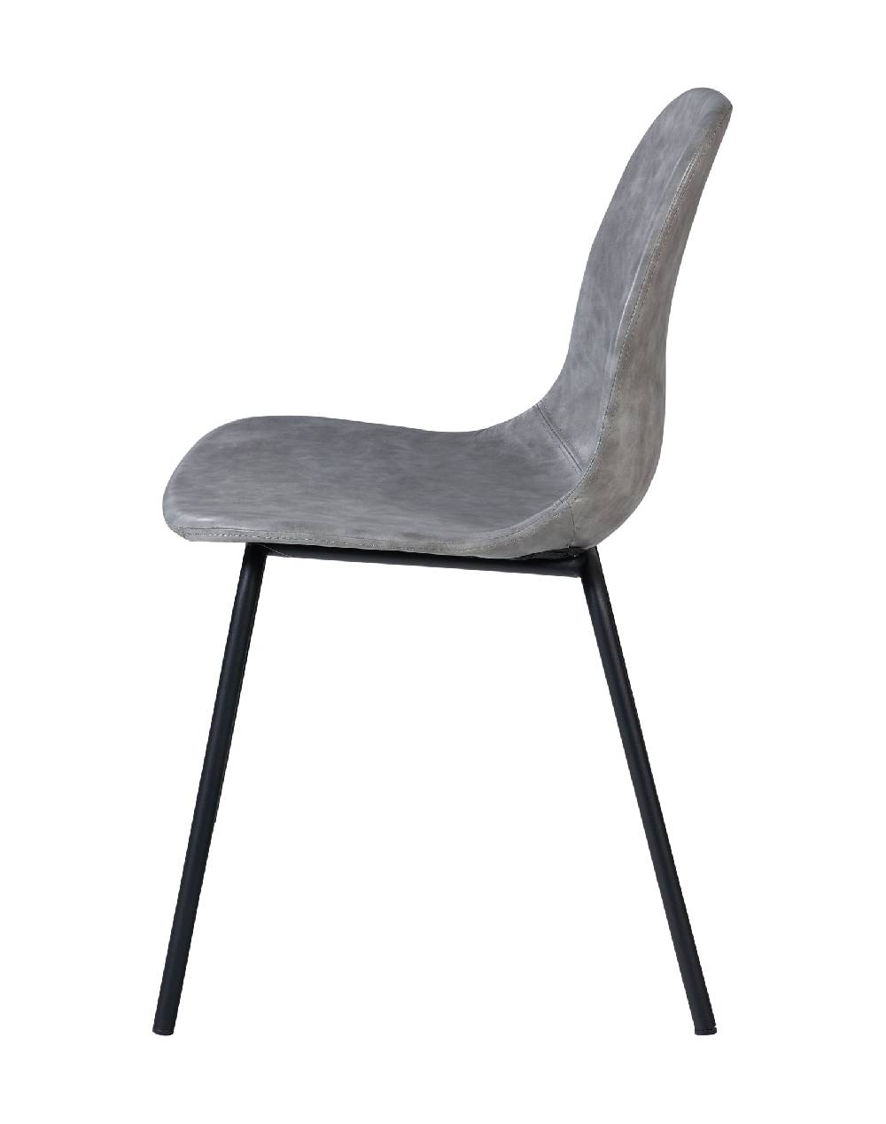 Novità Home Stinger - Sedia In Ferro Imbottita Colore Grigio Tortora