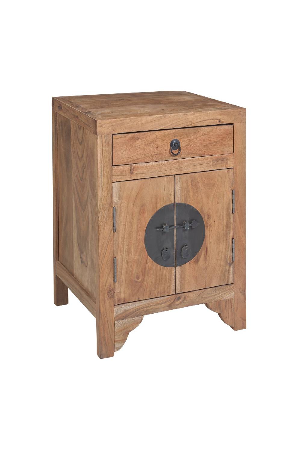 Novità Home Stone - Comodino 1 Cassetto E 2 Sportelli In Legno