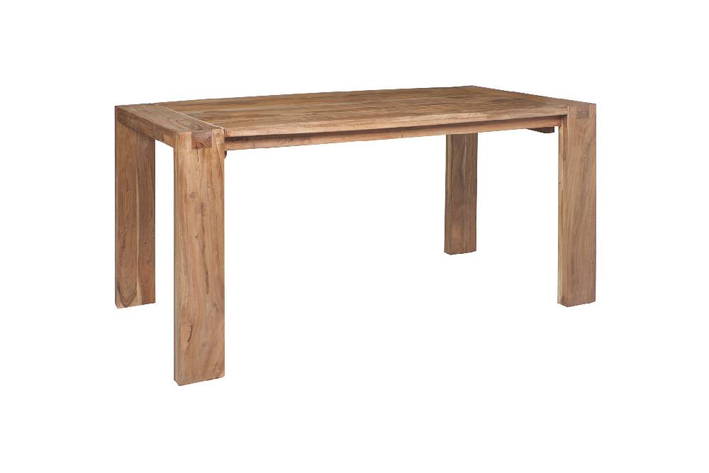 Novità Home Stone - Tavolo Da Pranzo In Legno Di Acacia Con Prolunghe Estraibili