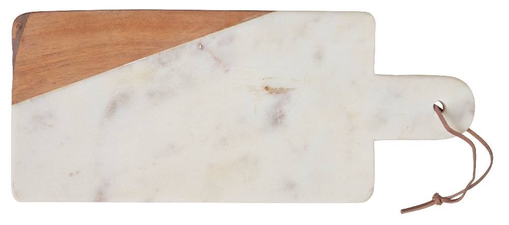 Novità Home Tagliere rettangolare in pietra e legno