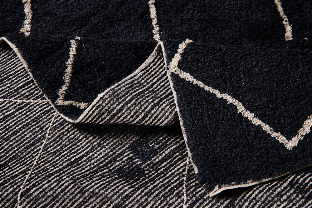 Novità Home Tappeto 120X180 Grigio Scuro Rombi Bianchi