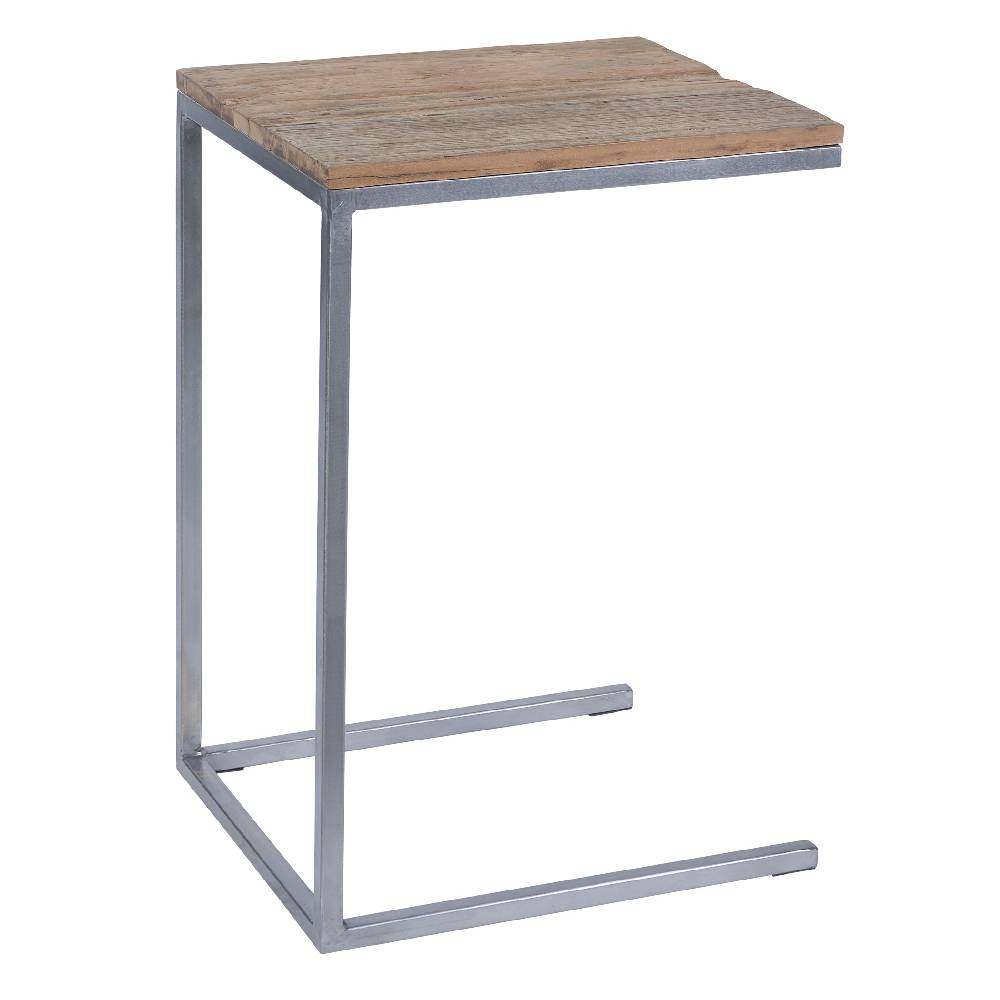 Novità Home Tavolino da letto o divano in legno e metallo