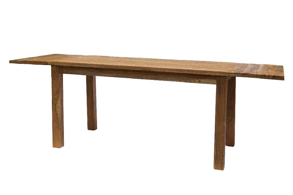 Novità Home Tavolo Da Pranzo In Legno Di Acacia Con Prolunghe Estraibili