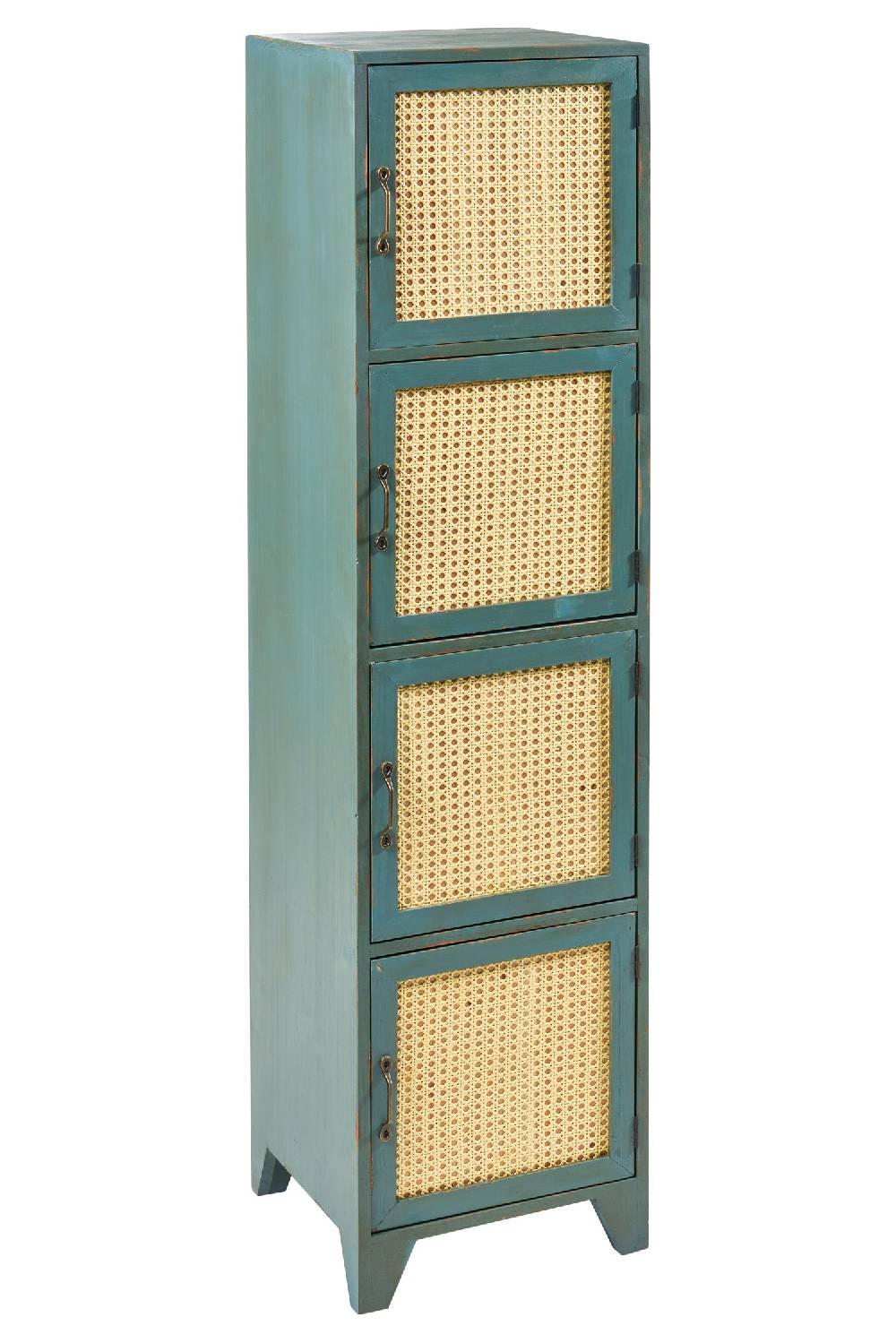 Novità Home Tonia - Cabinet Alto In Legno Di Abete Verde