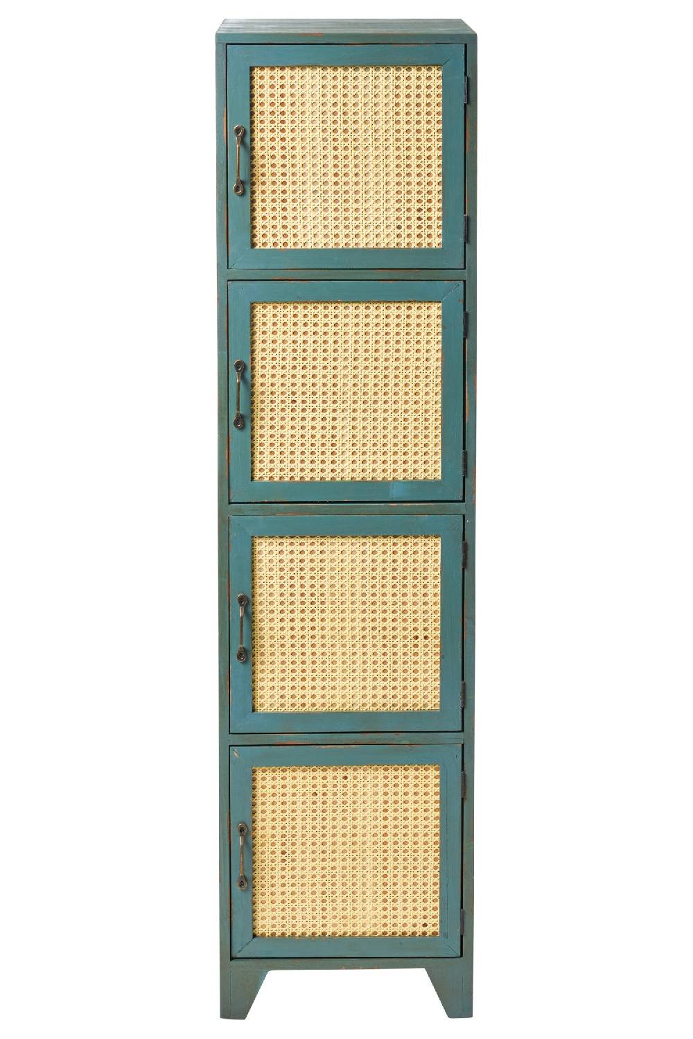 Novità Home Tonia - Cabinet Alto in Legno di Abete Verde