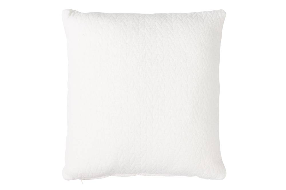Novità Home Treccia - cuscino bianco 45x45 con interno