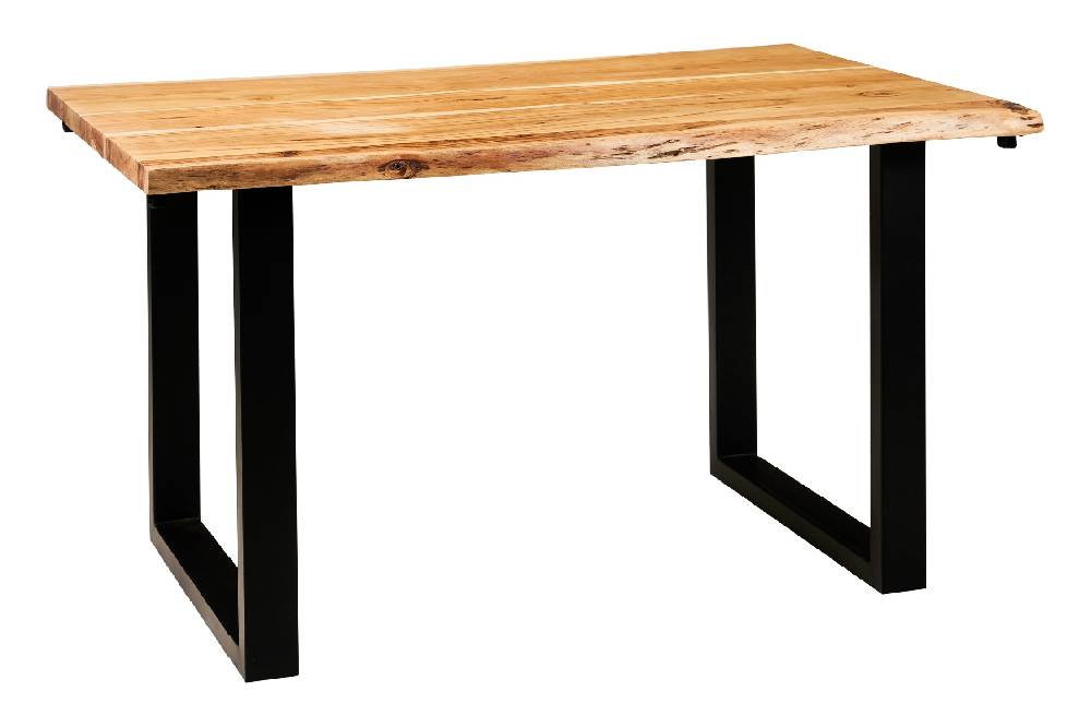 Novità Home Tree - Tavolo Pranzo In Legno E Gambe Nere 140 - Con Prolunghe