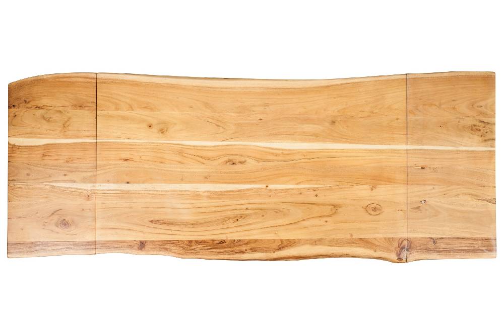 Novità Home Tree - Tavolo Pranzo In Legno E Gambe Nere 140 - Con Prolunghe