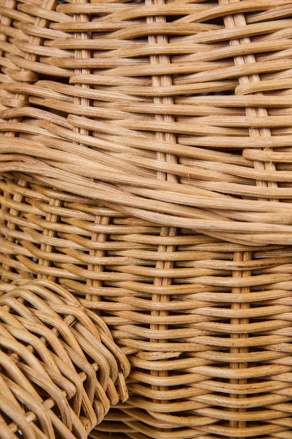 Novità Home Tressage - Tartaruga Contenitore Midollino Naturale