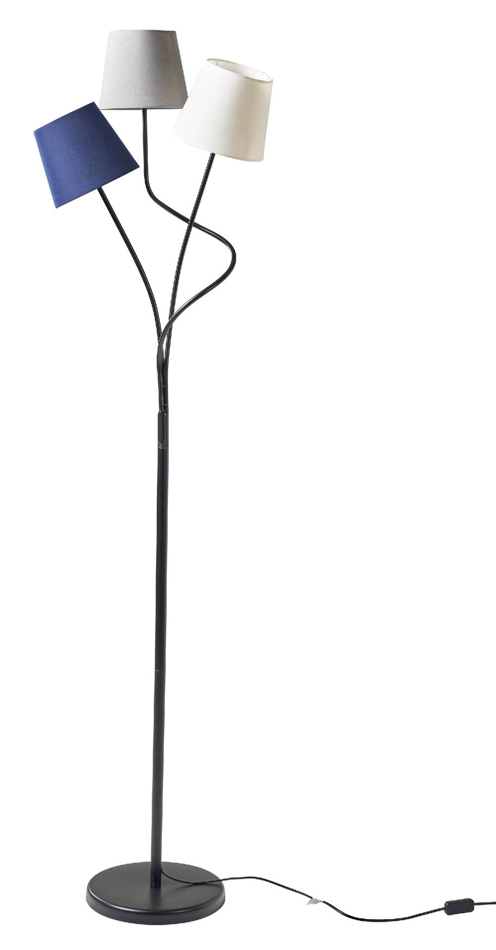 Novità Home Trilogy - lampada da terra cappelli cotone blue/bianco/grigio