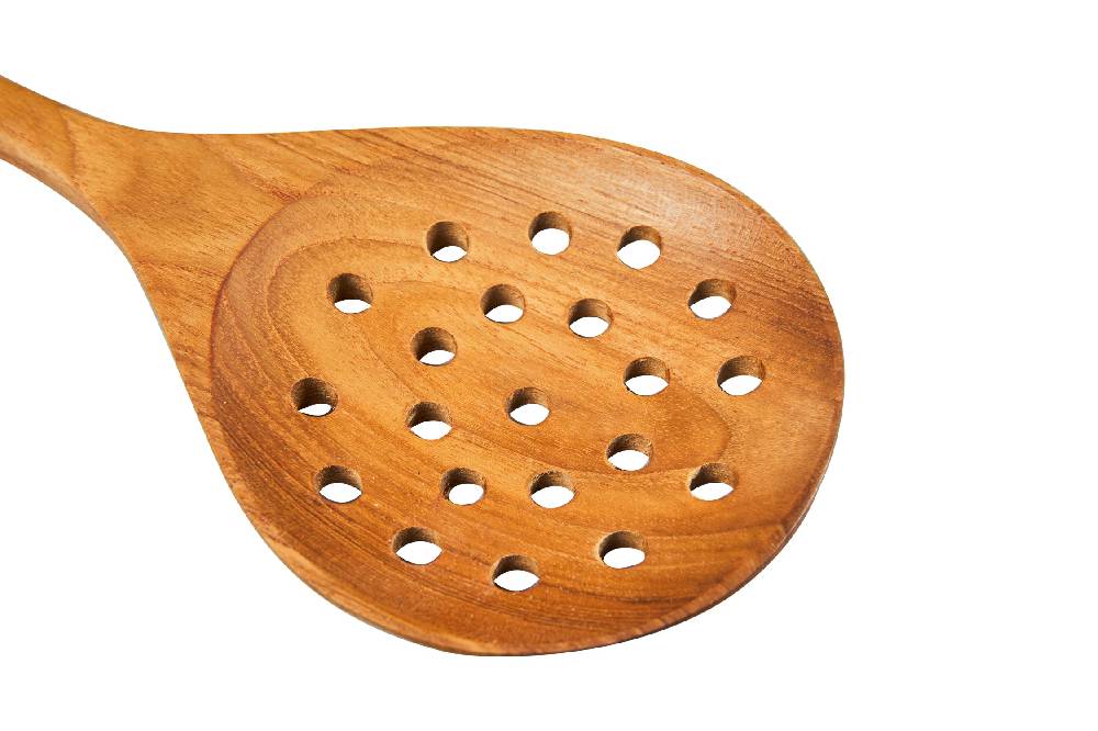 Novità Home Useful - Mestolo Per Fritto Con Fori Lungh. Cm 30