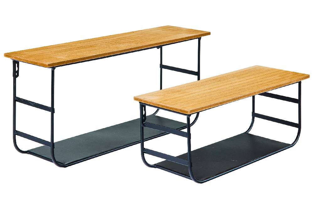 Novità Home Utility - Set 2 Mensole Con Porta Oggetti