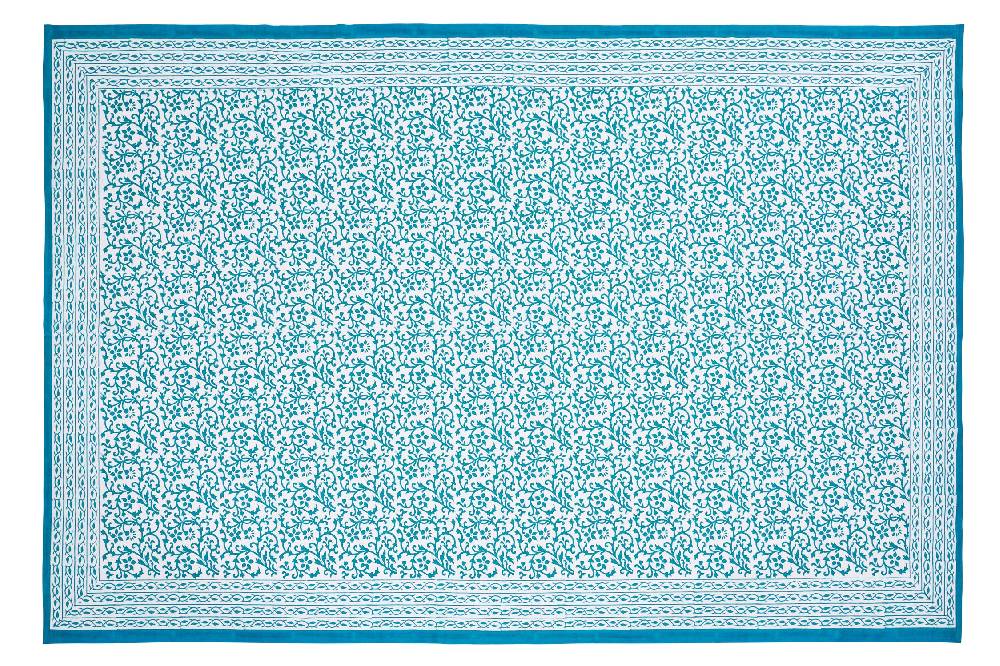 Novità Home Vietri - mezzero doppio decor turchese in cotone - 270x270