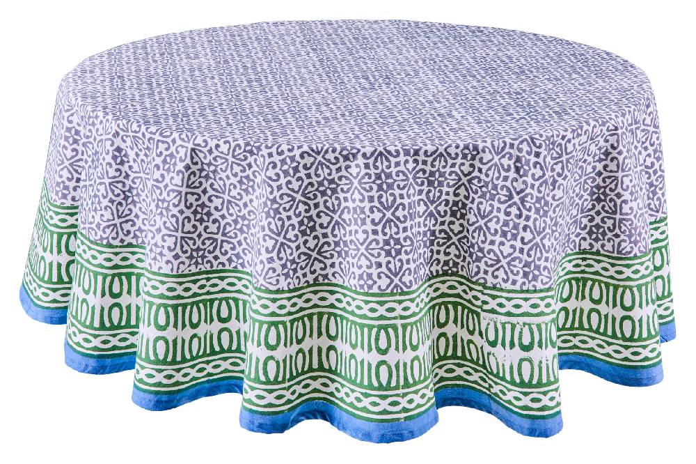 Novità Home Vinaigrette - Tovaglia Rotonda Verde Blue Diam.180