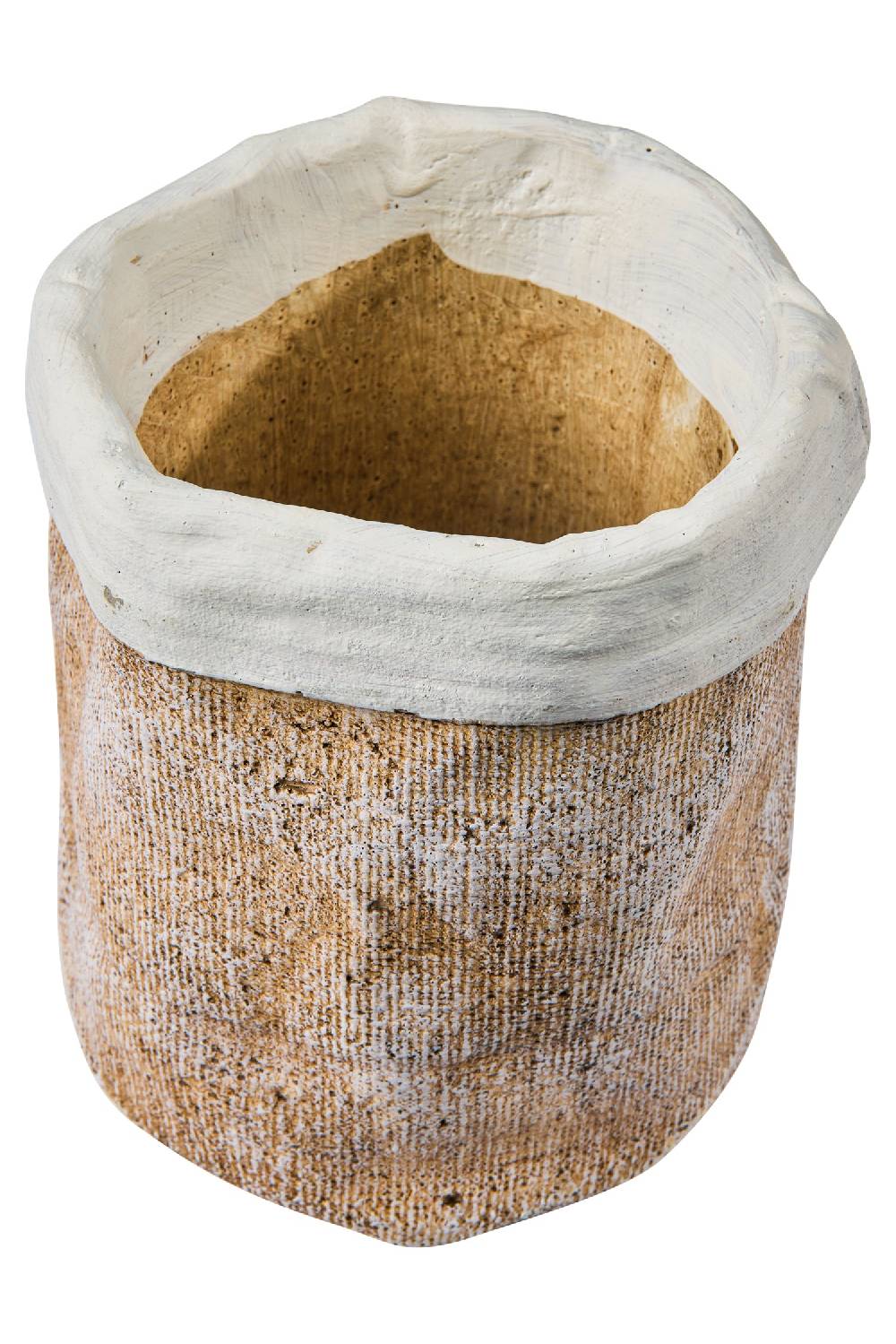 Novità Home Wicker Cement - Vaso Disegno Balla Juta Misura Media