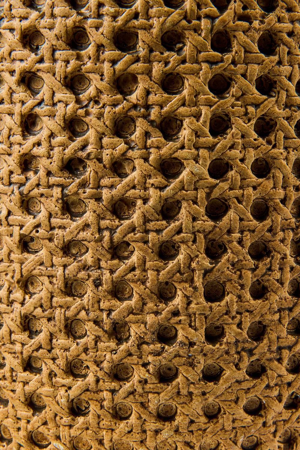 Novità Home Wicker Cement - Vaso Disegno Paglia Vienna Misura 18X16