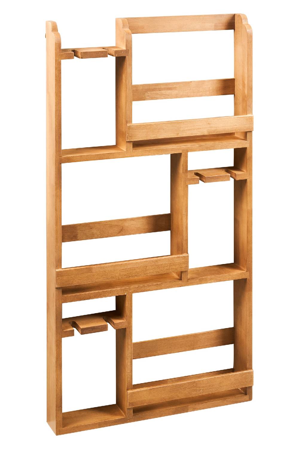 Novità Home Wine - Scaffalino In Legno Portabottiglie E Bicchieri