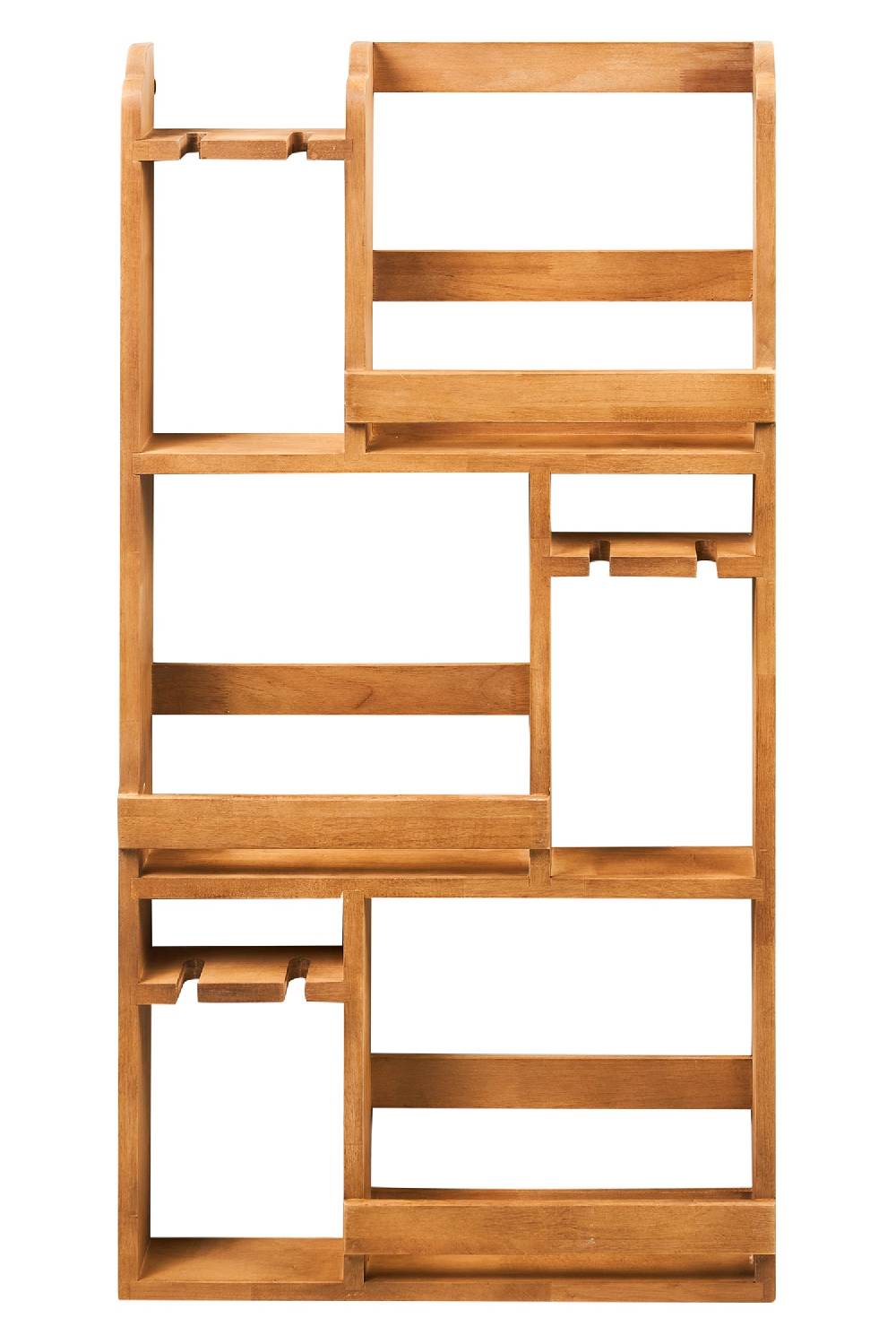 Novità Home Wine - Scaffalino in Legno Portabottiglie e Bicchieri