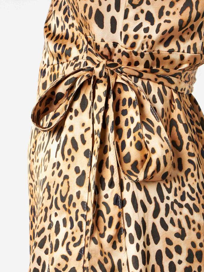 Mc2 Saint Barth Abito Corto Da Donna Con Stampa Leopardata