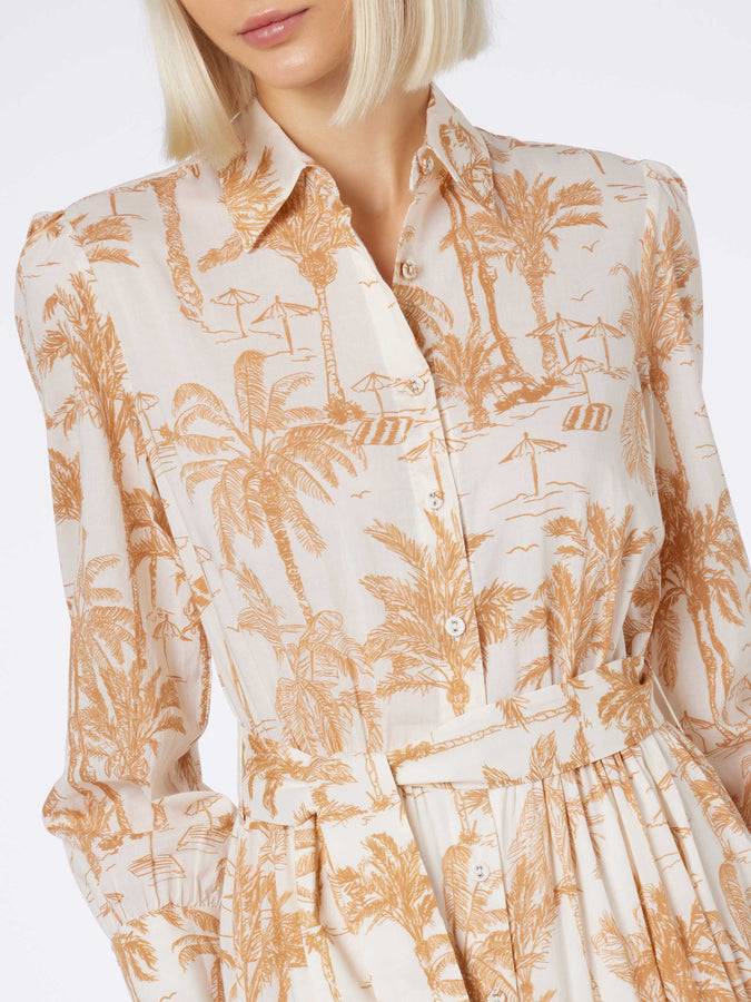 Mc2 Saint Barth Abito Da Donna In Cotone Toile De Jouy Jensen