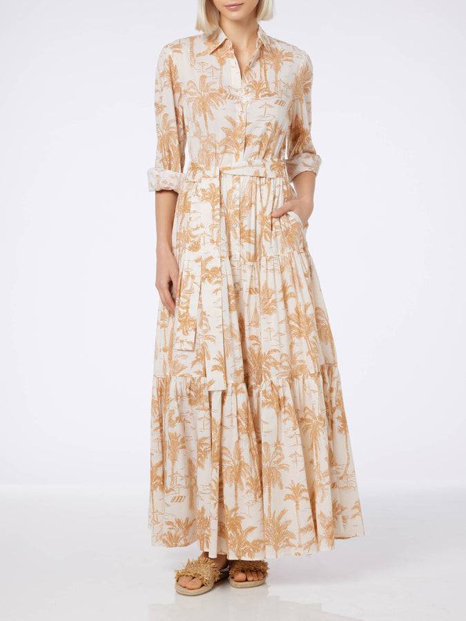 Mc2 Saint Barth Abito Da Donna In Cotone Toile De Jouy Jensen