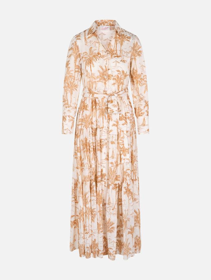 Mc2 Saint Barth Abito Da Donna In Cotone Toile De Jouy Jensen