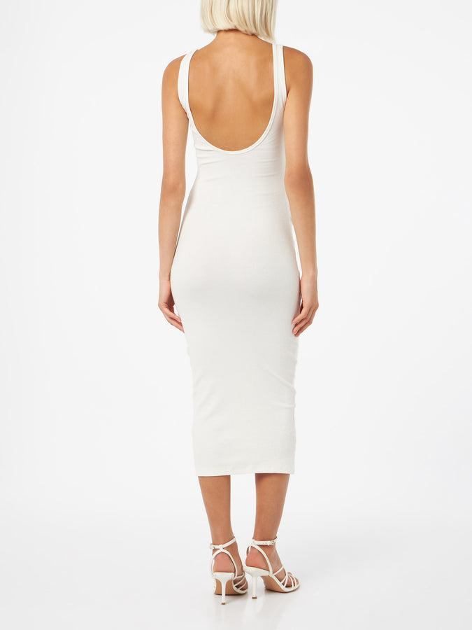 Mc2 Saint Barth Abito Donna A Canotta In Jersey Di Cotone A Coste