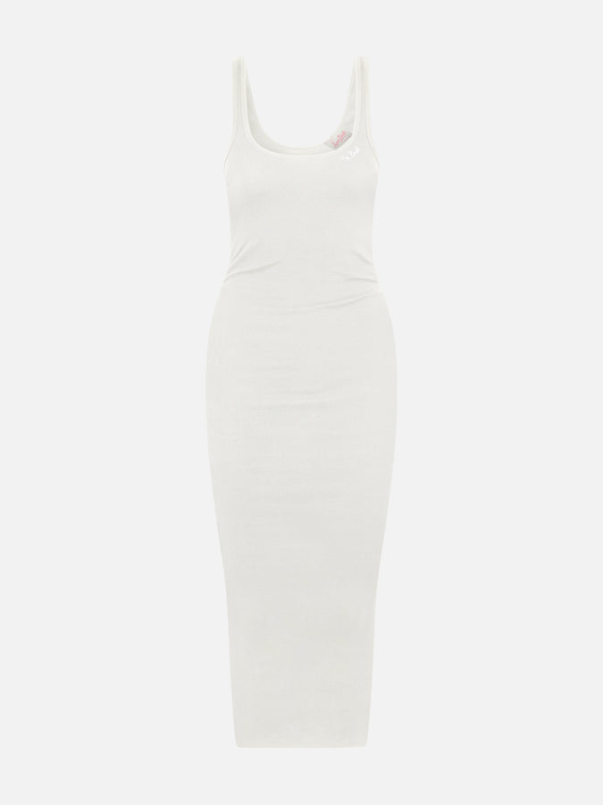 Mc2 Saint Barth Abito Donna A Canotta In Jersey Di Cotone A Coste