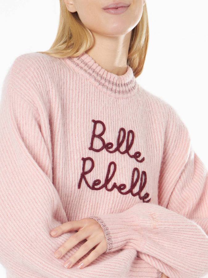 Mc2 Saint Barth Abito In Maglia Garzata Con Ricamo Belle Rebelle