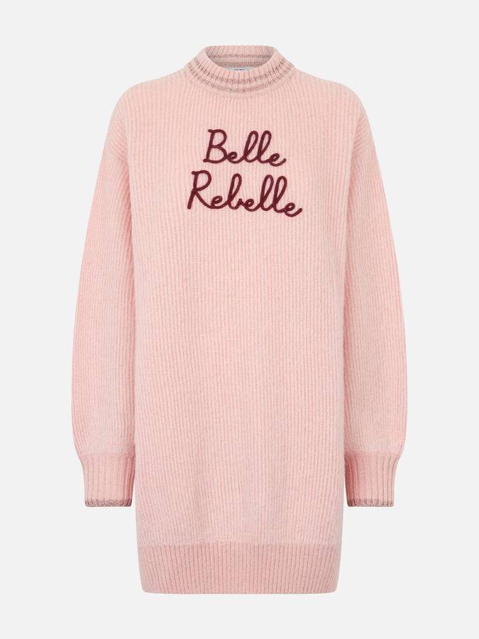 Mc2 Saint Barth Abito In Maglia Garzata Con Ricamo Belle Rebelle