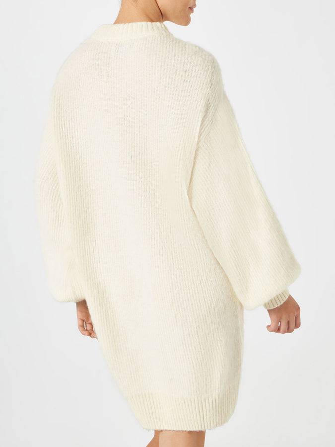 Mc2 Saint Barth Abito In Maglia Garzata Con Ricamo It's Cold Outside
