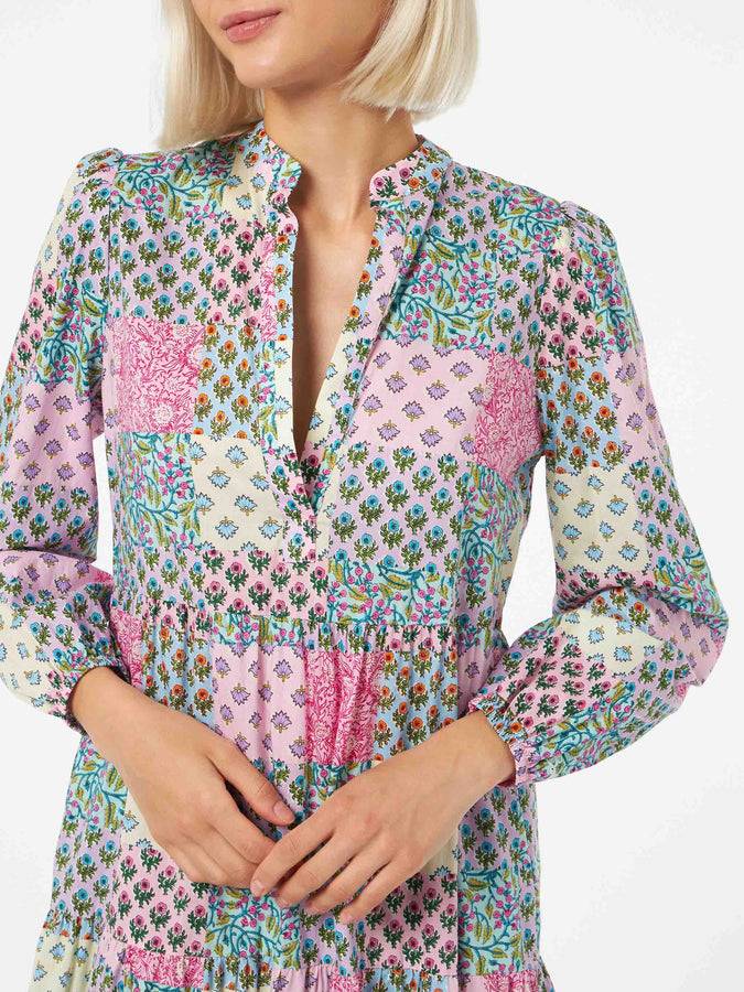 Mc2 Saint Barth Abito Nadja Lungo Da Donna In Voile Di Cotone