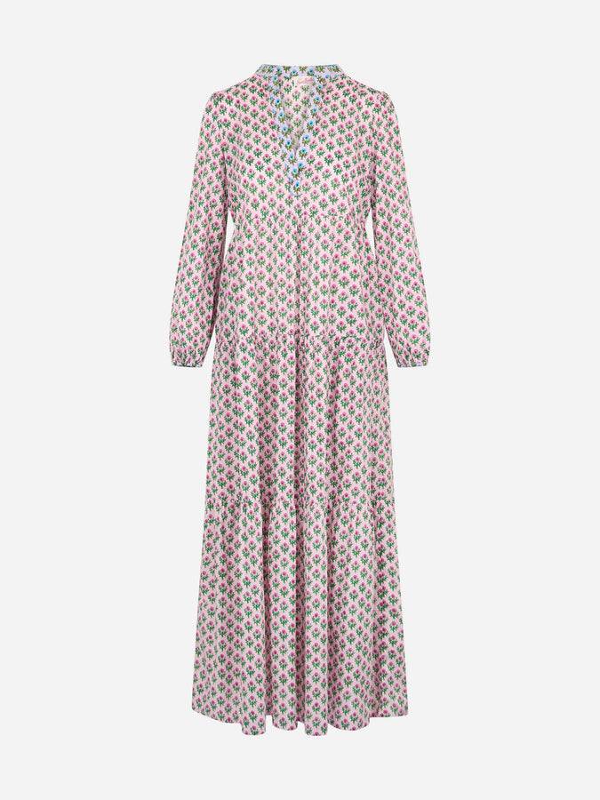 Mc2 Saint Barth Abito Nadja Lungo Da Donna In Voile Di Cotone