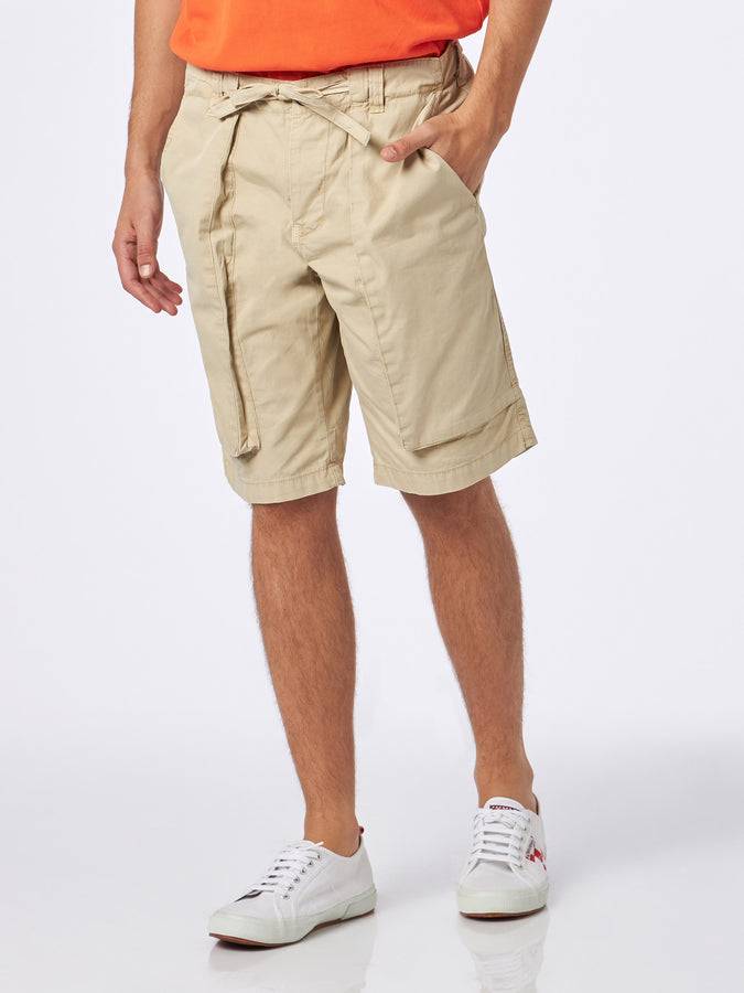 Mc2 Saint Barth Bermuda da uomo beige con tasche laterali