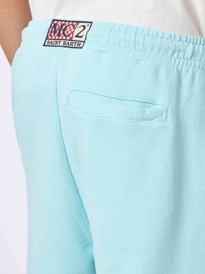 Mc2 Saint Barth Bermuda Da Uomo In Cotone Verde Acqua