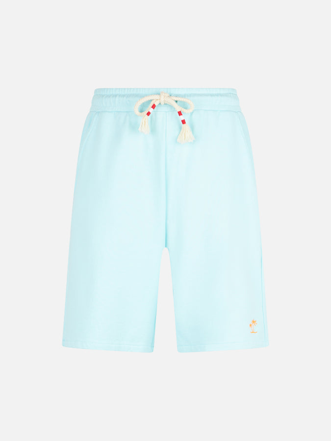 Mc2 Saint Barth Bermuda Da Uomo In Cotone Verde Acqua