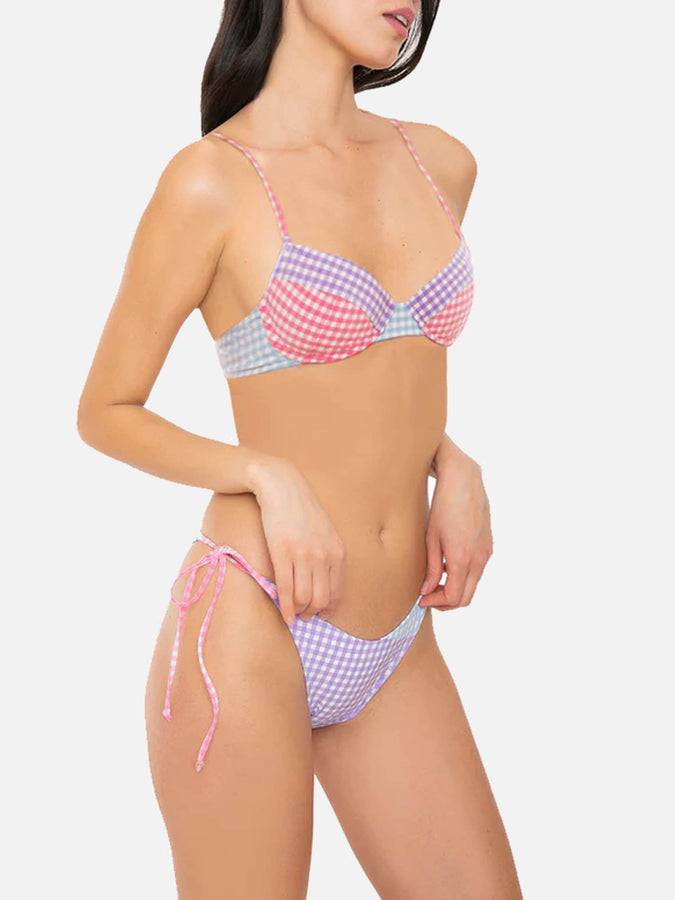 Mc2 Saint Barth Bikini A Bralette Con Ferretto A Quadretti
