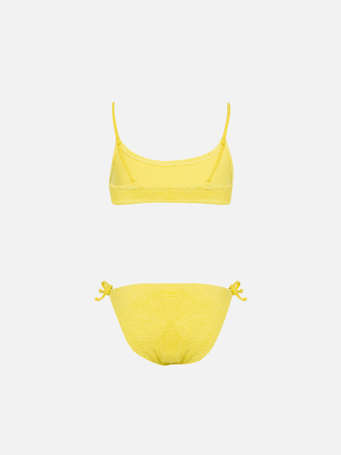 Mc2 Saint Barth Bikini A Bralette Da Bambina Giallo Pallido Jaiden