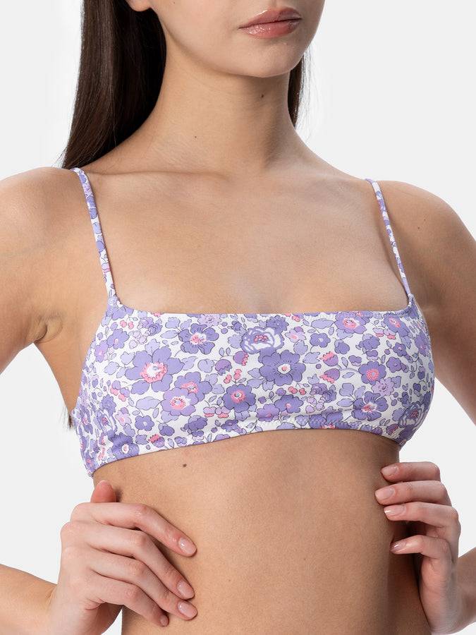 Mc2 Saint Barth Bikini A Bralette Da Donna Betsy Sadie Naomi | REALIZZATO CON TESSUTO LIBERTY