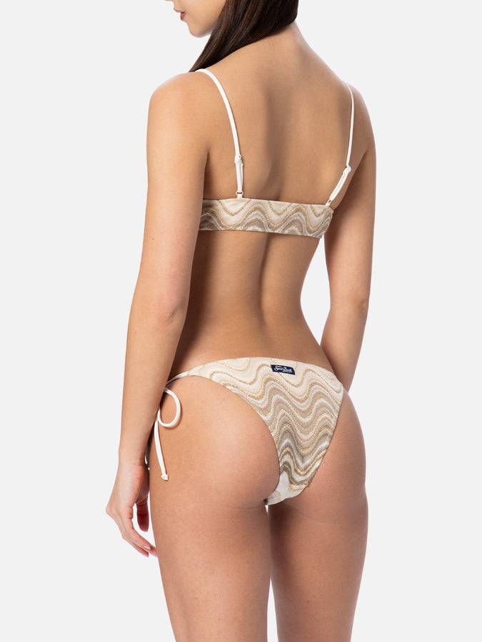 Mc2 Saint Barth Bikini A Bralette Da Donna In Maglia Raschel Sadie Marielle