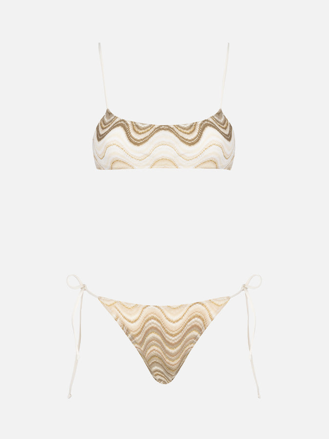 Mc2 Saint Barth Bikini A Bralette Da Donna In Maglia Raschel Sadie Marielle