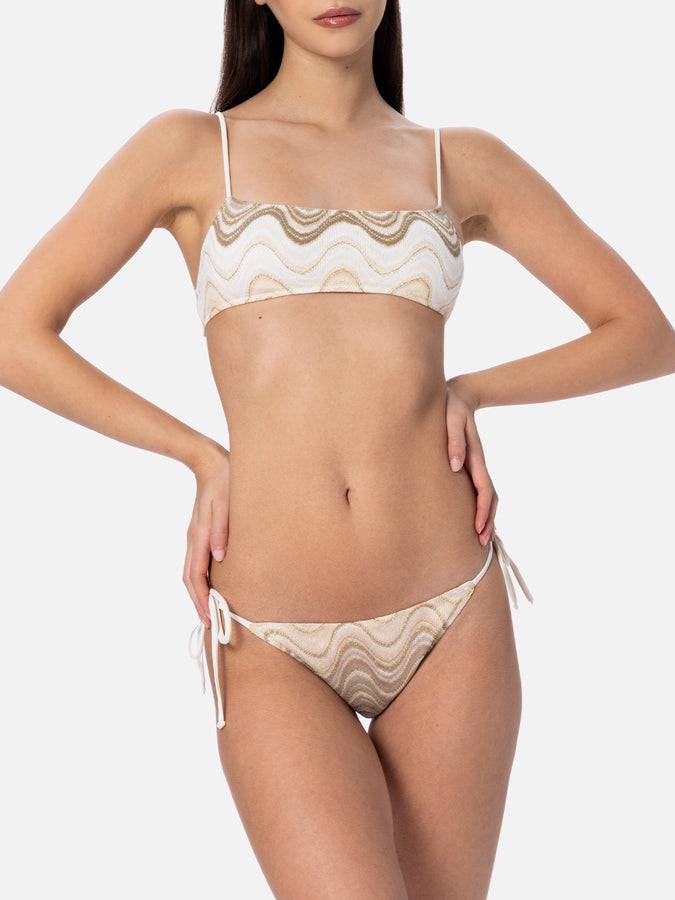 Mc2 Saint Barth Bikini a bralette da donna in maglia raschel Sadie Marielle