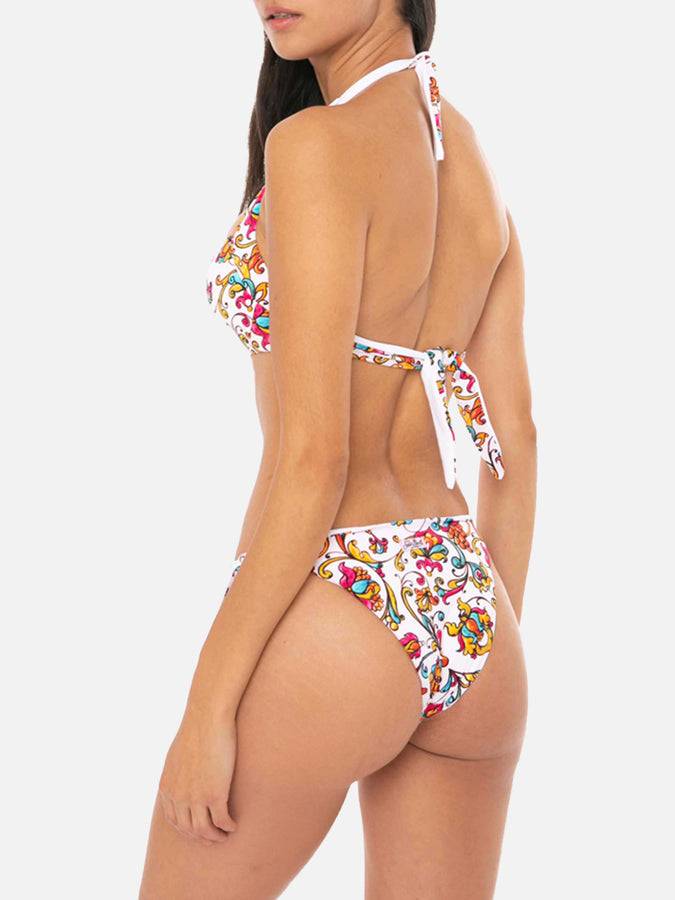 Mc2 Saint Barth Bikini A Bralette In Maiolica Bianca
