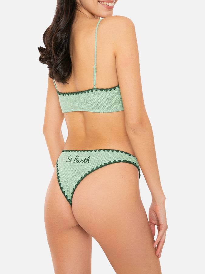 Mc2 Saint Barth Bikini A Fascia Per Donna All'uncinetto
