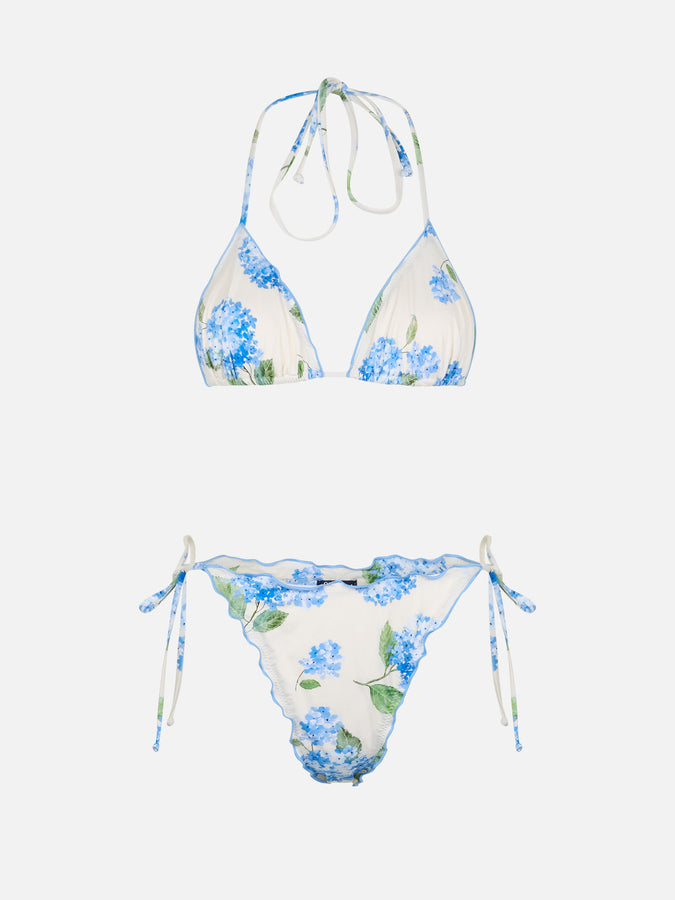 Mc2 Saint Barth Bikini A Triangolo Classico Da Donna A Fiori Sagittarius Miami